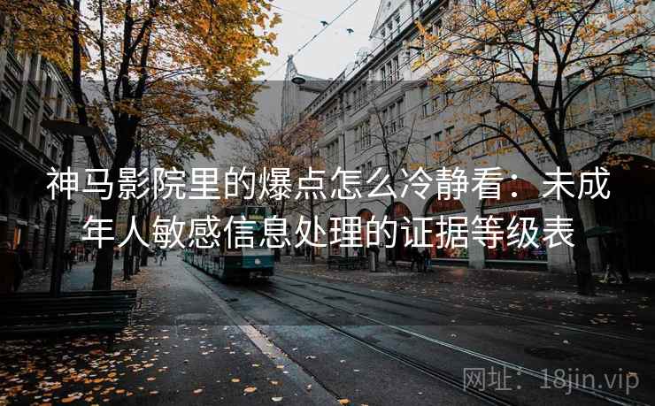 神马影院里的爆点怎么冷静看：未成年人敏感信息处理的证据等级表