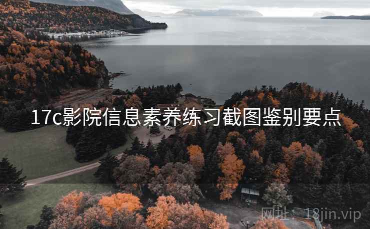 17c影院信息素养练习截图鉴别要点 17c影院信息素养练习截图鉴别要点